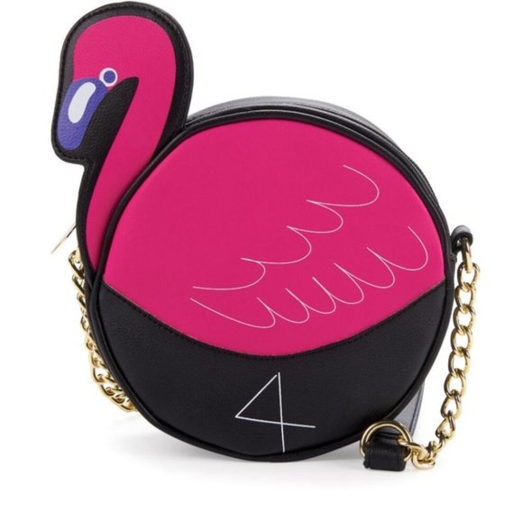 Betsey Johnson FLAMINGO CROSSBODY - Picture 2 of 7